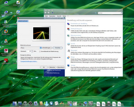 <strong>Vista OS X:</strong> Vista PC'lere Apple görünümü.