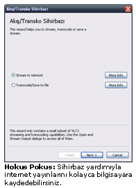 Ücretsiz Internet Yayınlarını Diskinize Kaydedin