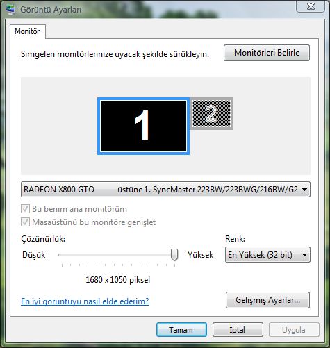 Nvidia & ATI: Özel görünüm ayarları