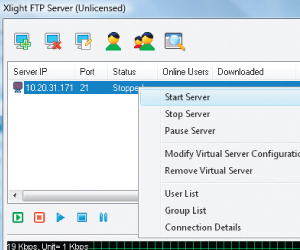 FTP Server (Yükleme)
