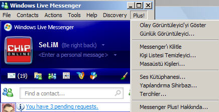 Messenger Plus! ile Messenger'ınız daha farklı