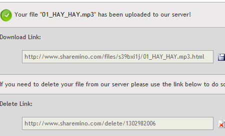 ShareMino'da dosyaların indirilmesi ve silinmesi