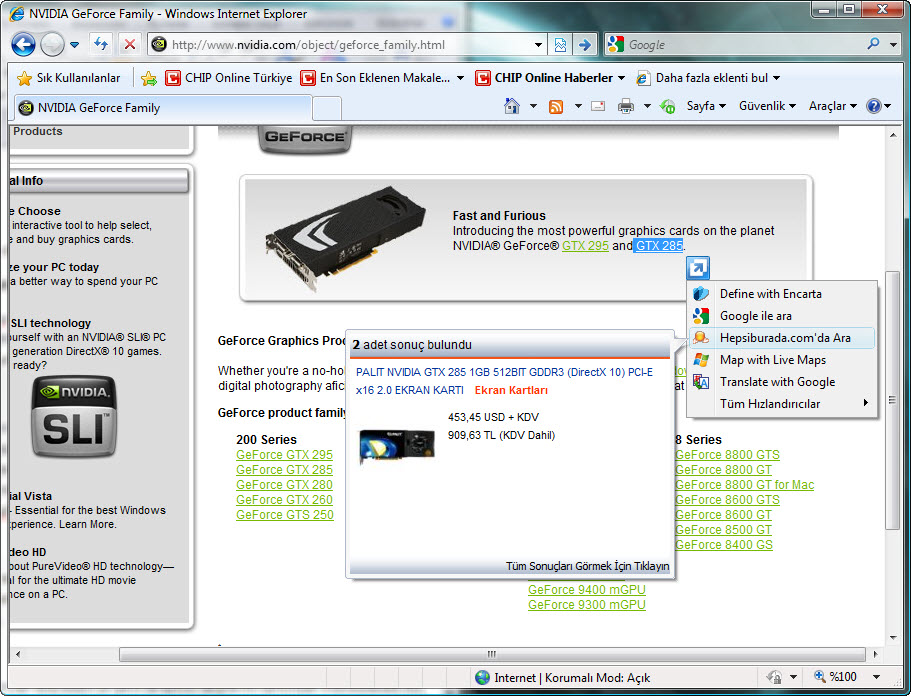 Daha konforlu: Web'de daha az tıklama