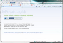 <strong>SmartScreen Filter:</strong> Tehlikeli web sitelerine karşı belirgin bir şekilde uyarıyor.