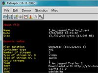 <B>GSpot:</B> Konteynır dosyalarının içeriği hakkında bilgi veriyor.