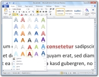 Word 2010: Yeni arama menüsü ile artık dokümanlardaki resim, tablo, formül ve alt bilgileri de aramaya dahil edebiliyorsunuz.