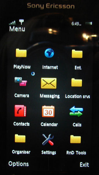 Sony Ericsson Satio: Kullanım