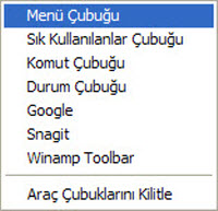 Internet Explorer için çok basit ipuçları