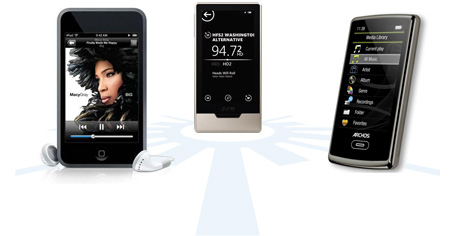 iPod'un rakipleri gümbür, gümbür geliyorlar