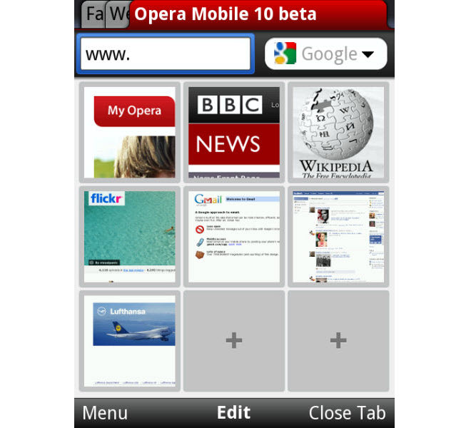 Opera Mobile da coşuyor!