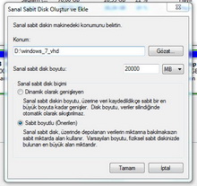 VHD'ler: Windows 7'yi sanal diskten ön yükleme - 1