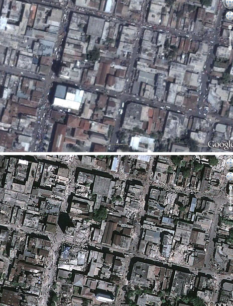 Google Earth gözüyle Haiti depremi - 1