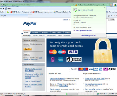 Kullanıcı dostu bir örnek: PayPal