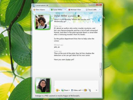 ICQ ve MSN'de de koruma