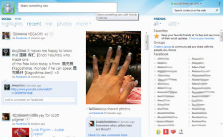 Windows Live Messenger ve Photo Gallery