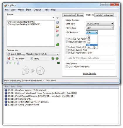 Blu-Ray yazmak ve veri sağlamlığı