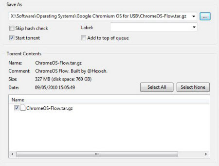 USB belleğe kurulum