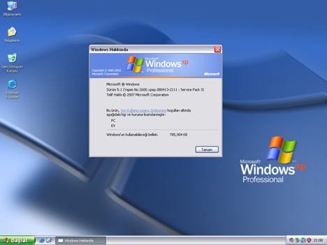 Windows XP hala tartışmasız tek kral...