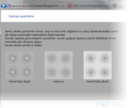 Monitörünüzü kalibre edin