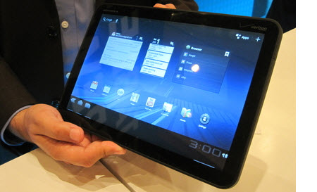Motorola Xoom, LG-Slate, Acer Iconia Tab A500 ve