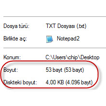 İşletim sistemleri ve küme boyutu