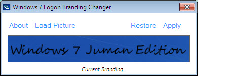 Windows 7 damgasını değiştirme