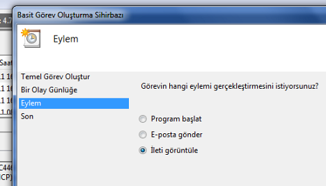 Otomatik olarak bir görev çalıştırın