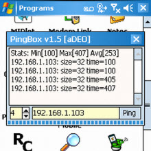 VNC Viewer, Pingbox, PPC Interface Tool