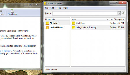 Tomboy Notes ve Ubuntu One