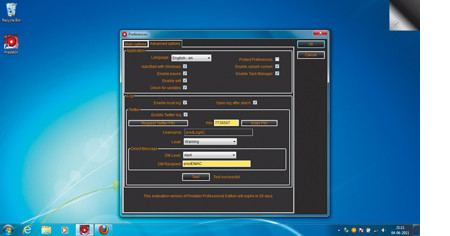 Predator'ü Twitter ile bağlamak