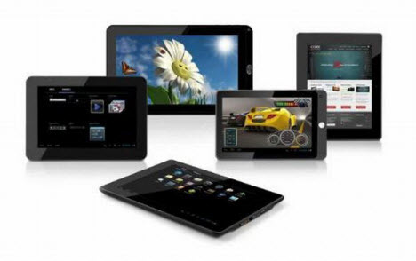9. Coby Android 4.0 tabletleri