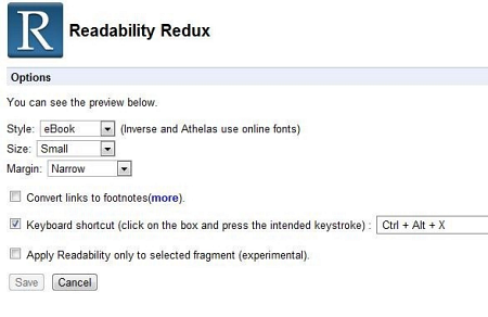 Readability Redux ve Hover Zoom