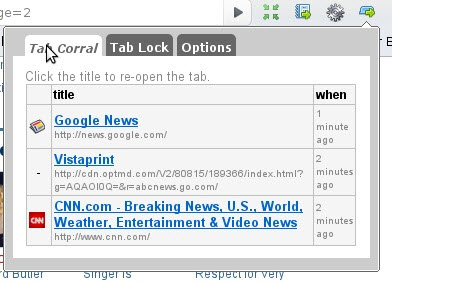 Sekmeleri otomatik olarak kapatın