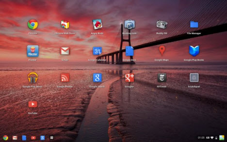Yenilenen Chrome OS'dan iki görüntü daha!