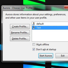 Firefox'da yeni profil oluşturmak