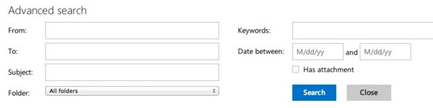 Arama özellikleri, POP ve IMAP desteği, sonuç