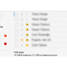 Depolama alanı ve ek dosyalar