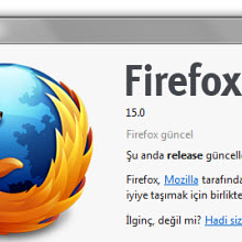Firefox 15'deki yenilikler ve indirme bağlantısı