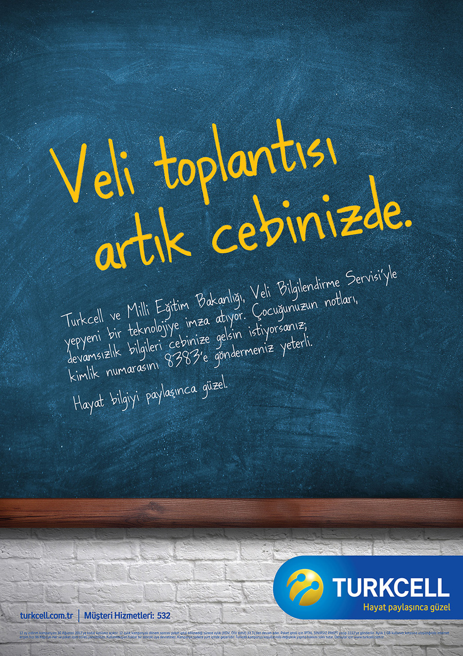 Turkcell: Veli öğrencisini cepten takip edecek