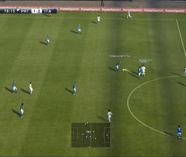 PES 2013 ile gelen bambaka bir oynanış...