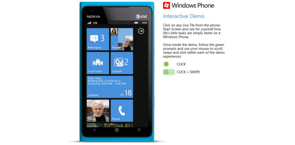 Windows Phone Emulator ve Windows Phone demosu