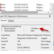 Uygulamaların geç yüklenmesi, kronometre