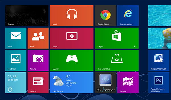 Modern UI ve Başlangıç ekranı