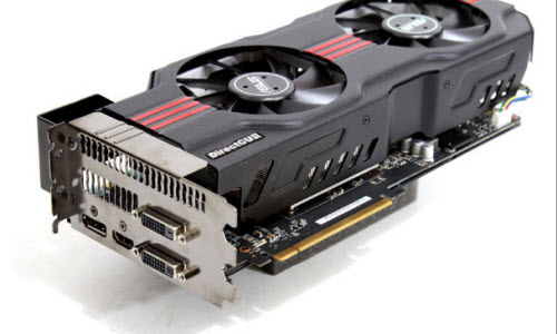 Üst uç ekran kartı: Asus GTX 680 DCII Top