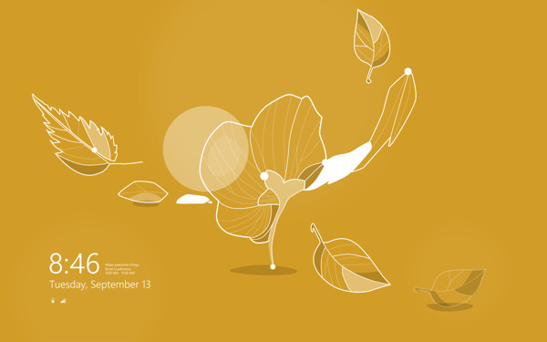 Windows 8'in orijinal giriş ekranı konseptleri