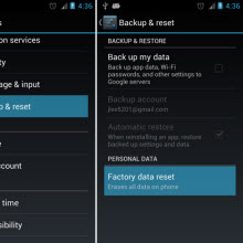 Android 4.0 ve öncesinde güvenli modda başlatmak