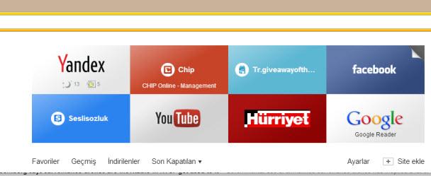 Ve karşınızda Türkçe bir Yandex Browser