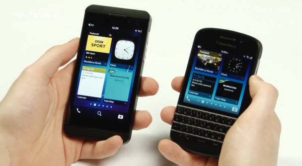 Q10'un'un işletim sistemi BB10 ve arayüzü - I