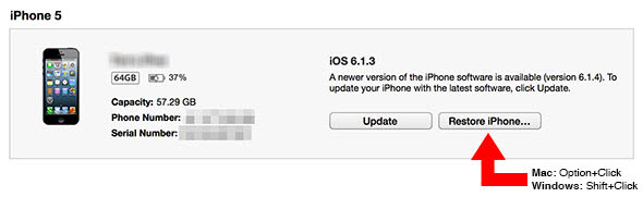 iOS 6'ya geri dönme
