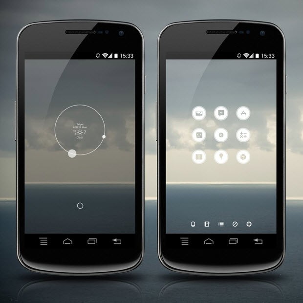lajal Android ve New HomeScreen kilit ekranları